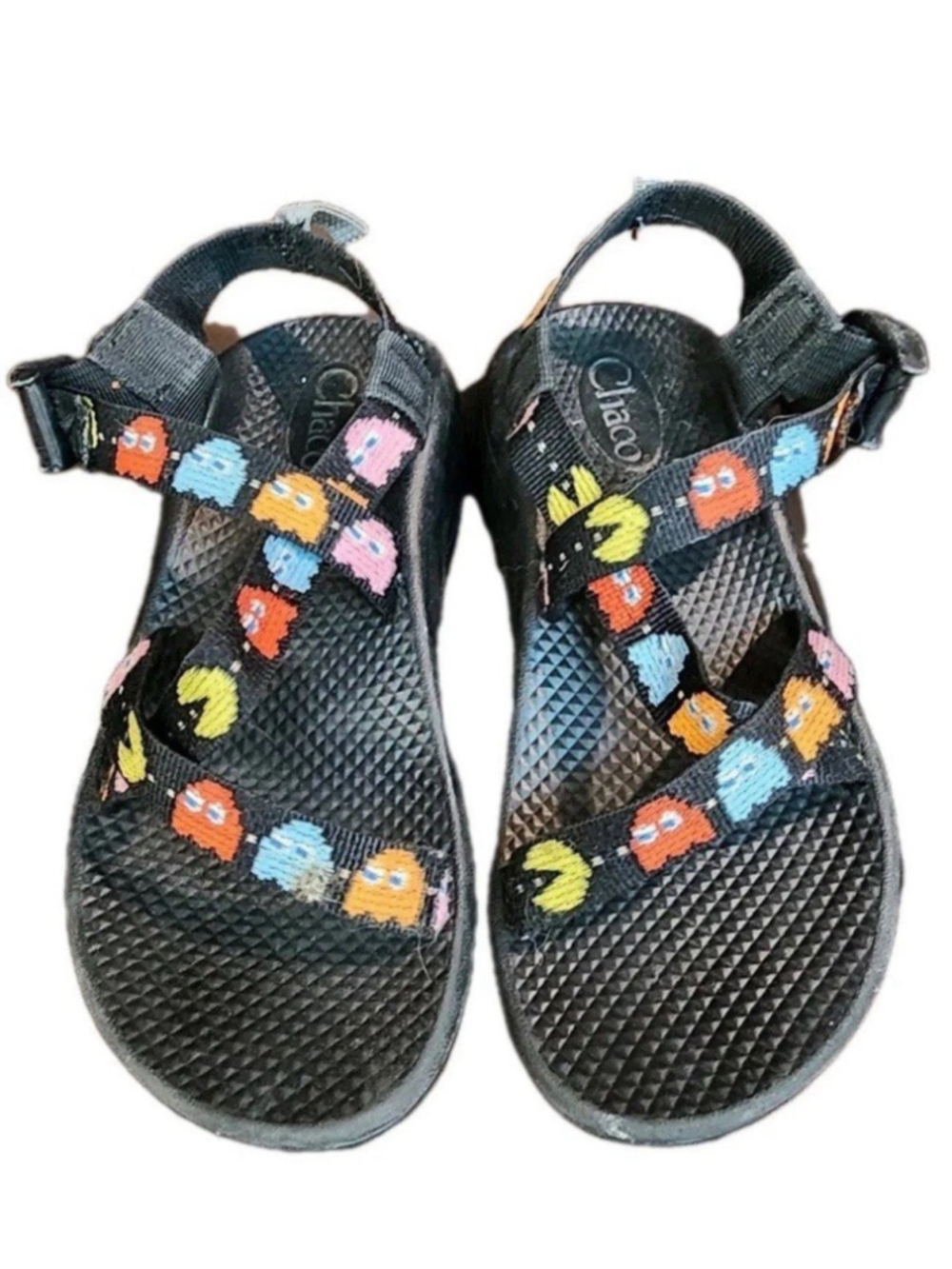 Chaco Z Strap Pac Man J199338 Sandals Unisex Kid's Youth Size 4 Shoes Limited Ed